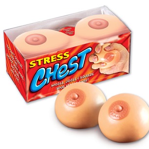 stress chest - Boobie Stress Ball